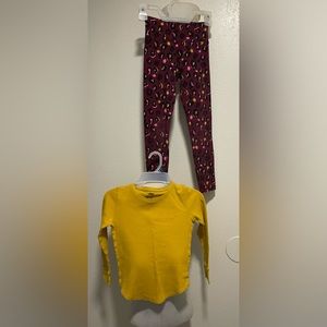 Thermal Shirt & Leggings Size 8